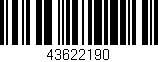Código de barras (EAN, GTIN, SKU, ISBN): '43622190'