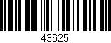 Código de barras (EAN, GTIN, SKU, ISBN): '43625'