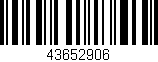 Código de barras (EAN, GTIN, SKU, ISBN): '43652906'