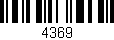 Código de barras (EAN, GTIN, SKU, ISBN): '4369'