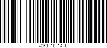 Código de barras (EAN, GTIN, SKU, ISBN): '4369_18_14_U'