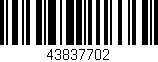 Código de barras (EAN, GTIN, SKU, ISBN): '43837702'