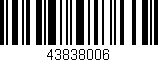 Código de barras (EAN, GTIN, SKU, ISBN): '43838006'
