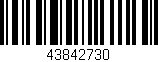 Código de barras (EAN, GTIN, SKU, ISBN): '43842730'