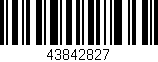 Código de barras (EAN, GTIN, SKU, ISBN): '43842827'