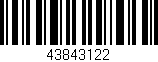 Código de barras (EAN, GTIN, SKU, ISBN): '43843122'