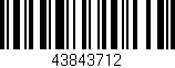 Código de barras (EAN, GTIN, SKU, ISBN): '43843712'