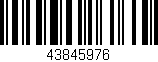 Código de barras (EAN, GTIN, SKU, ISBN): '43845976'