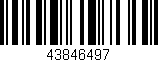 Código de barras (EAN, GTIN, SKU, ISBN): '43846497'