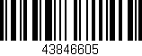 Código de barras (EAN, GTIN, SKU, ISBN): '43846605'