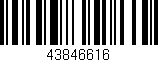 Código de barras (EAN, GTIN, SKU, ISBN): '43846616'