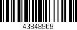 Código de barras (EAN, GTIN, SKU, ISBN): '43848969'