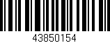 Código de barras (EAN, GTIN, SKU, ISBN): '43850154'