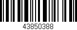 Código de barras (EAN, GTIN, SKU, ISBN): '43850388'