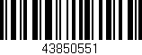 Código de barras (EAN, GTIN, SKU, ISBN): '43850551'