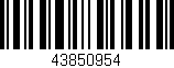 Código de barras (EAN, GTIN, SKU, ISBN): '43850954'