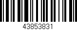Código de barras (EAN, GTIN, SKU, ISBN): '43853831'