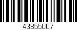 Código de barras (EAN, GTIN, SKU, ISBN): '43855007'