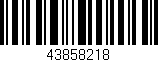 Código de barras (EAN, GTIN, SKU, ISBN): '43858218'