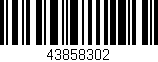 Código de barras (EAN, GTIN, SKU, ISBN): '43858302'
