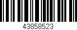 Código de barras (EAN, GTIN, SKU, ISBN): '43858523'