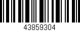Código de barras (EAN, GTIN, SKU, ISBN): '43859304'