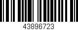 Código de barras (EAN, GTIN, SKU, ISBN): '43896723'