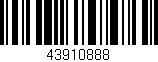 Código de barras (EAN, GTIN, SKU, ISBN): '43910888'