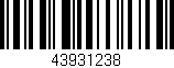 Código de barras (EAN, GTIN, SKU, ISBN): '43931238'