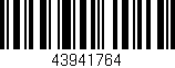 Código de barras (EAN, GTIN, SKU, ISBN): '43941764'