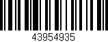 Código de barras (EAN, GTIN, SKU, ISBN): '43954935'