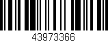 Código de barras (EAN, GTIN, SKU, ISBN): '43973366'