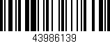 Código de barras (EAN, GTIN, SKU, ISBN): '43986139'