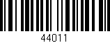 Código de barras (EAN, GTIN, SKU, ISBN): '44011'