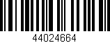 Código de barras (EAN, GTIN, SKU, ISBN): '44024664'