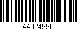 Código de barras (EAN, GTIN, SKU, ISBN): '44024990'