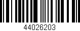 Código de barras (EAN, GTIN, SKU, ISBN): '44026203'