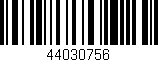 Código de barras (EAN, GTIN, SKU, ISBN): '44030756'