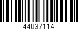 Código de barras (EAN, GTIN, SKU, ISBN): '44037114'
