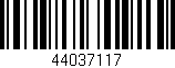 Código de barras (EAN, GTIN, SKU, ISBN): '44037117'