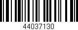 Código de barras (EAN, GTIN, SKU, ISBN): '44037130'