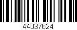 Código de barras (EAN, GTIN, SKU, ISBN): '44037624'