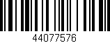 Código de barras (EAN, GTIN, SKU, ISBN): '44077576'
