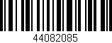 Código de barras (EAN, GTIN, SKU, ISBN): '44082085'