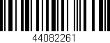 Código de barras (EAN, GTIN, SKU, ISBN): '44082261'