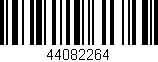 Código de barras (EAN, GTIN, SKU, ISBN): '44082264'