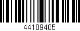 Código de barras (EAN, GTIN, SKU, ISBN): '44109405'