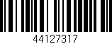 Código de barras (EAN, GTIN, SKU, ISBN): '44127317'