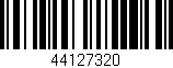 Código de barras (EAN, GTIN, SKU, ISBN): '44127320'