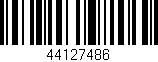 Código de barras (EAN, GTIN, SKU, ISBN): '44127486'